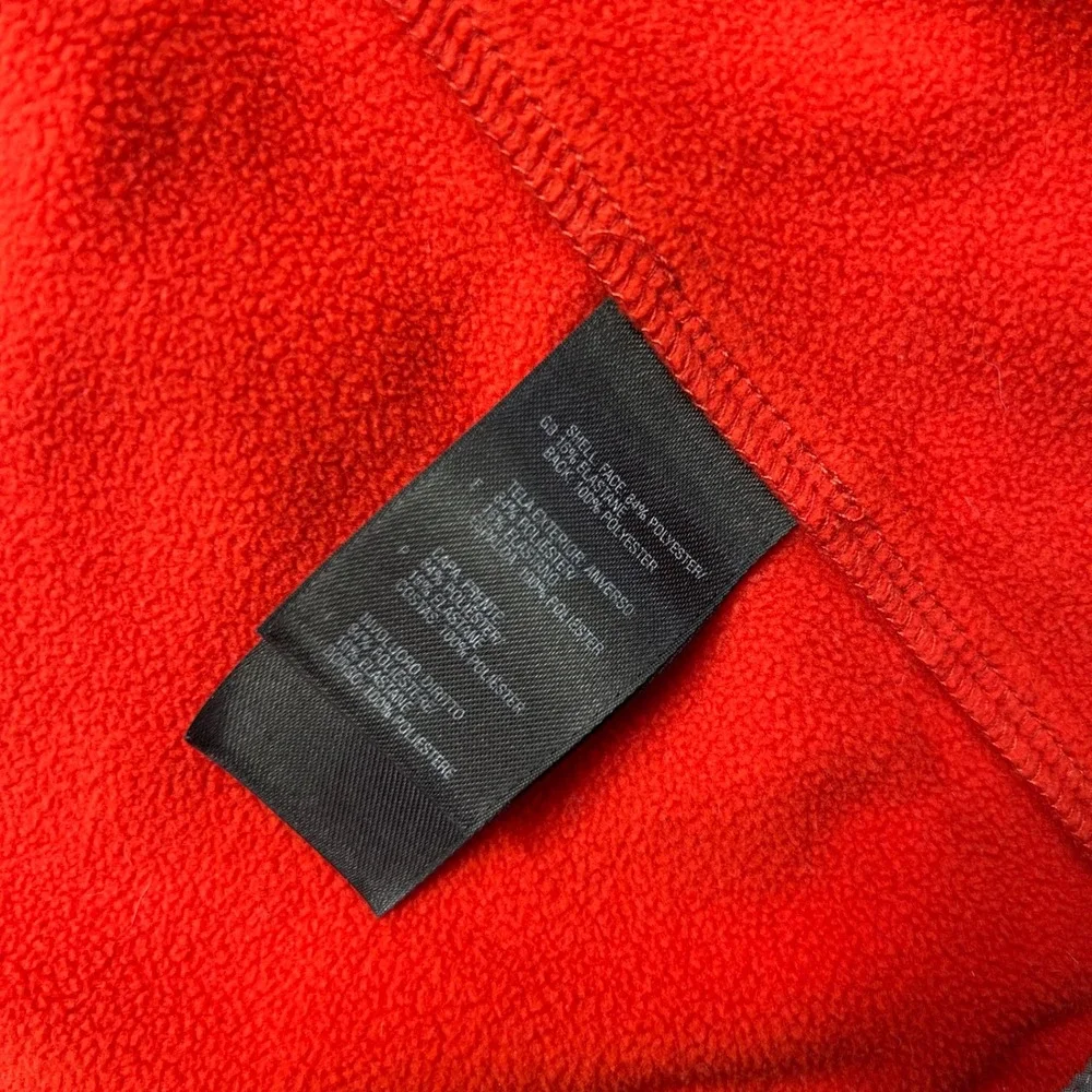 The North Face Hooded‎ Jacket Mens Large Red Summit Series Softshell Waterproof